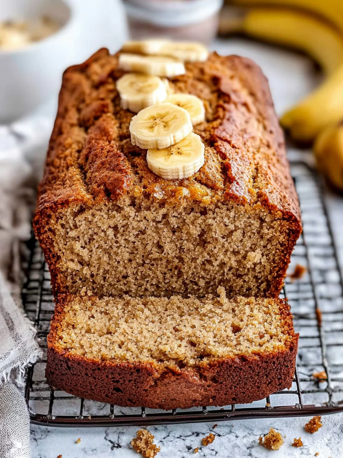 Biscoff Banana Bread
