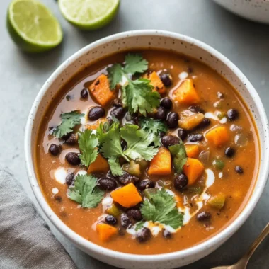 Savor Chipotle Black Bean & Sweet Potato Soup Bliss 10 Chipotle Black Bean & Sweet Potato Soup