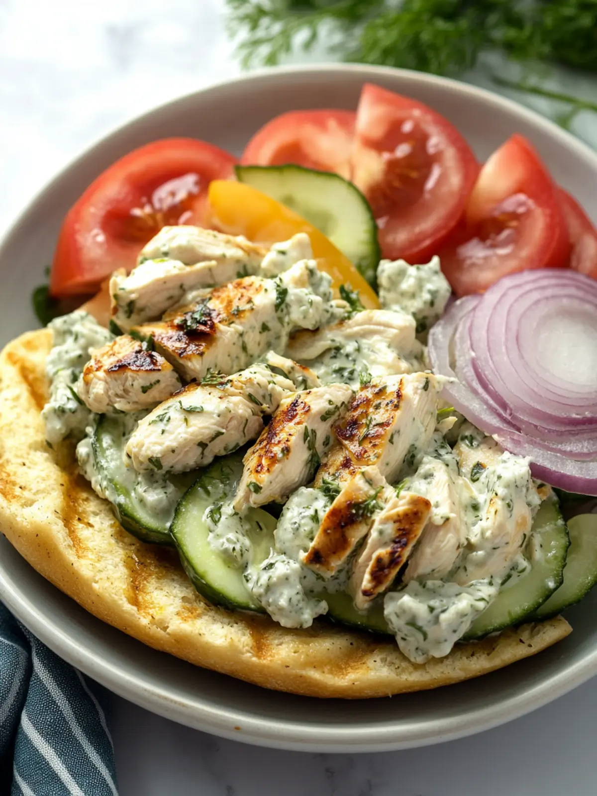 Tzatziki Chicken Salad
