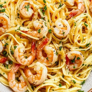 Garlic Butter Shrimp Pasta