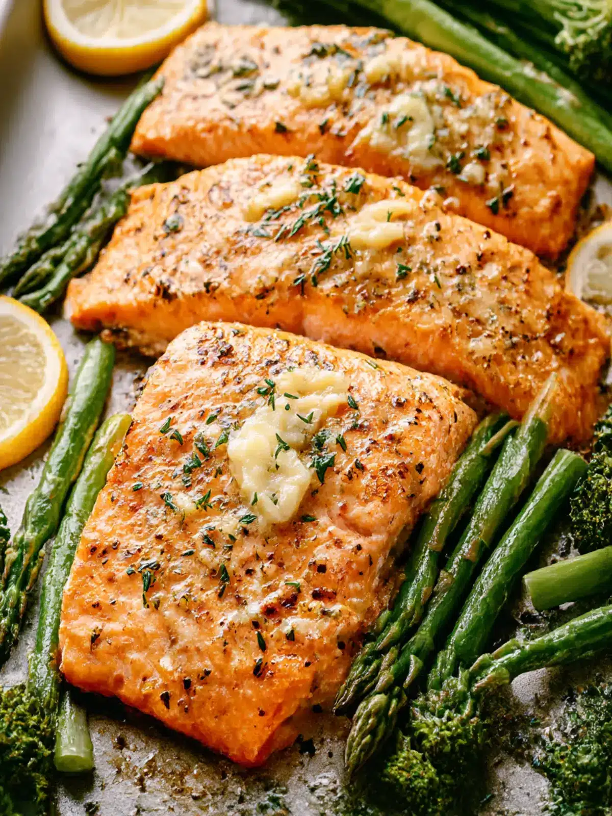 Garlic Butter Baked Salmon