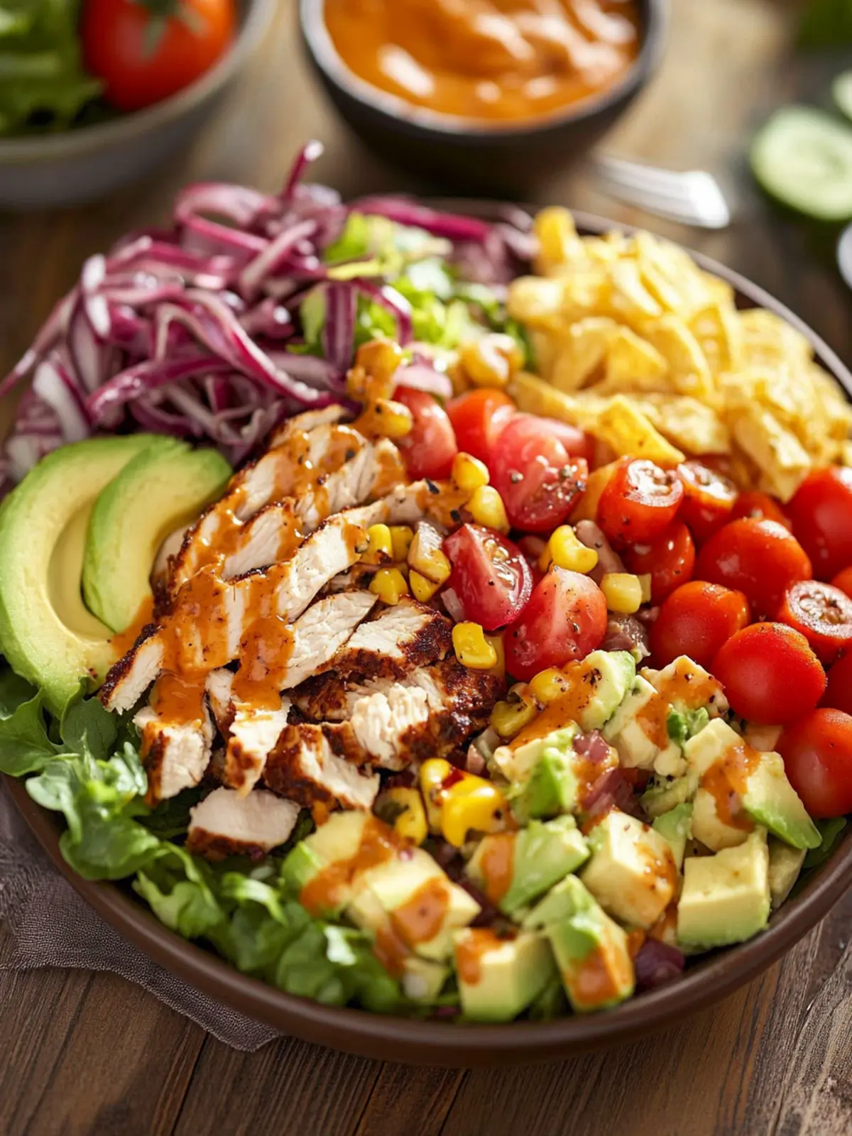 Zesty Southwest Chicken Cobb Salad That Makes You Feel Alive 2 Southwest Chicken Cobb Salad