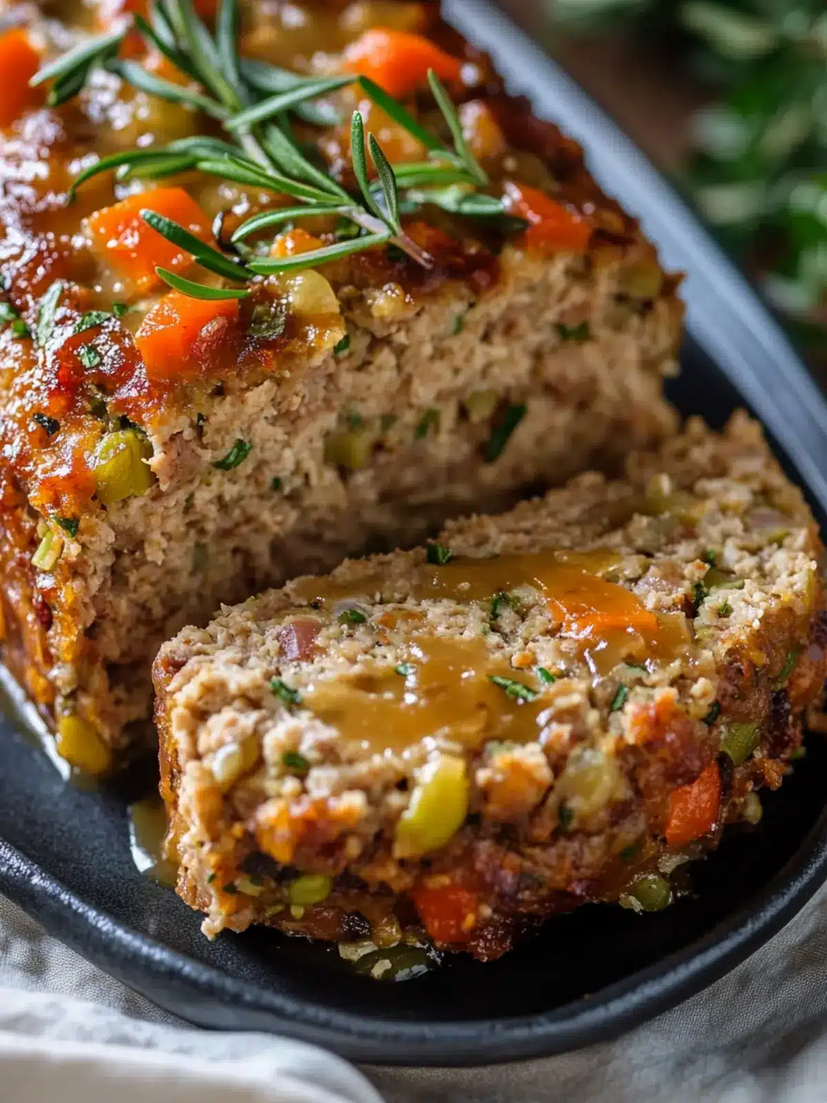 Turkey Stuffing Meatloaf