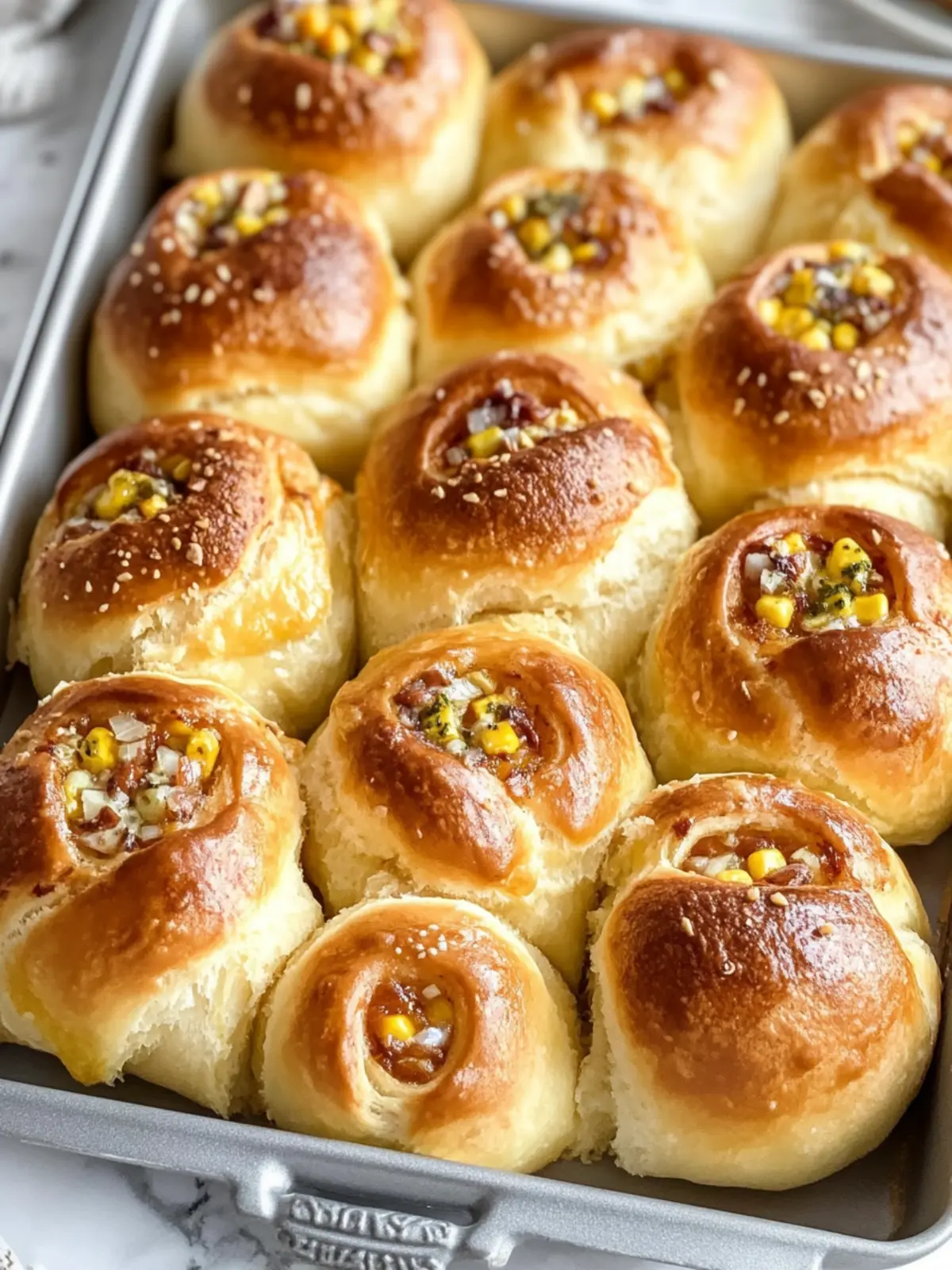 Delicious Breakfast Rolls Packed with Sausage and Cheese 2 Breakfast Rolls