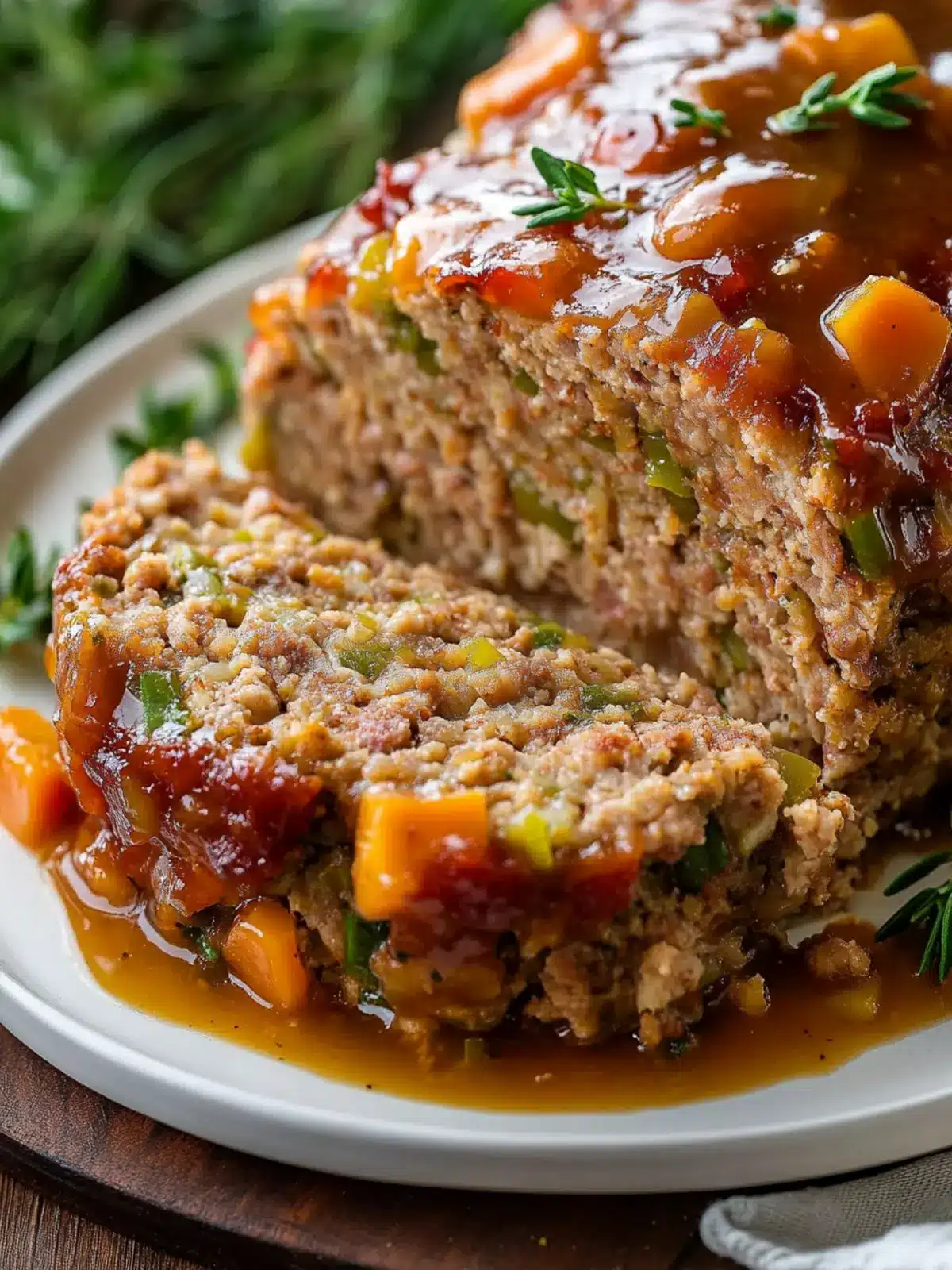 Turkey Stuffing Meatloaf