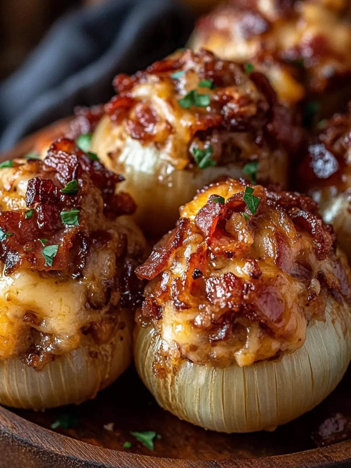 Bacon Cheddar Stuffed Onion Bombs for Flavor Lovers 4 Bacon Cheddar Stuffed Onion Bombs