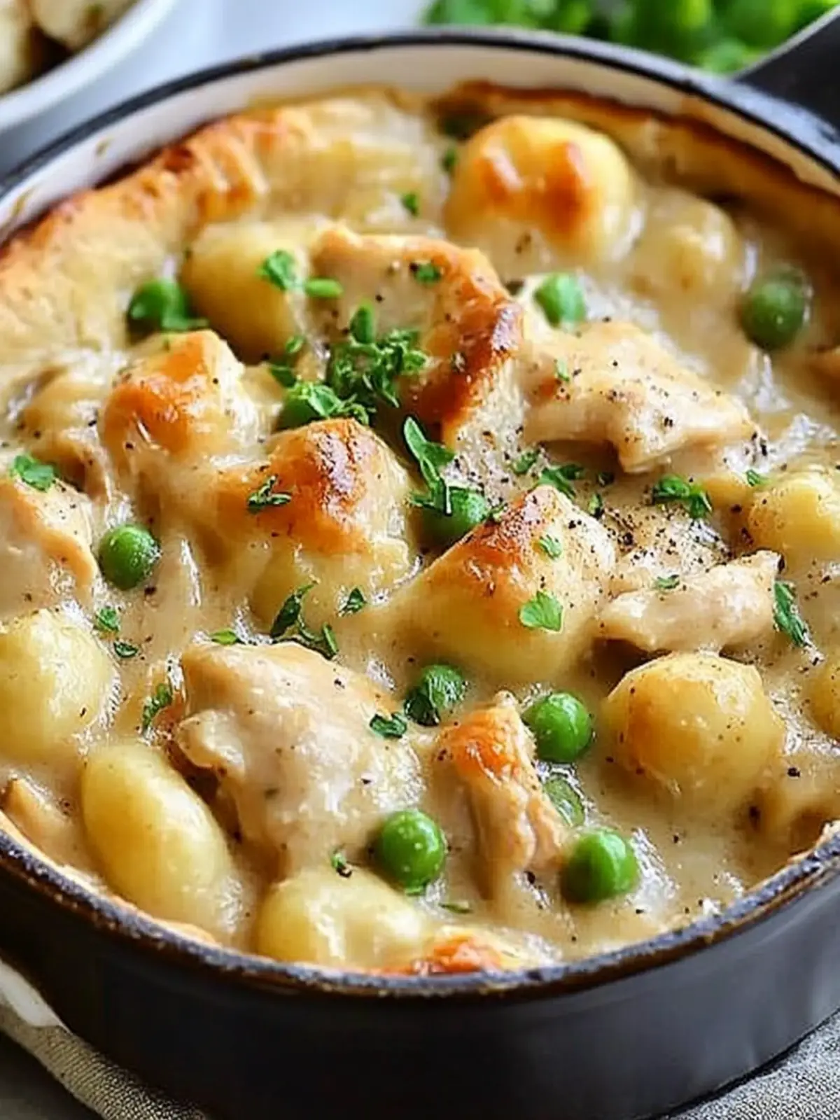 One Pot Gnocchi Chicken Pot Pie That's Comfort in a Bowl 5 One Pot Gnocchi Chicken Pot Pie