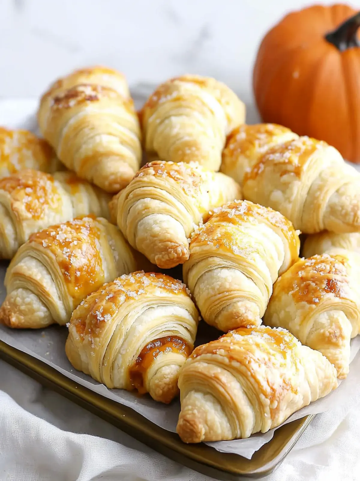Mini Pumpkin Pie Crescent Rolls