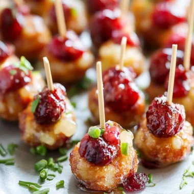 Smoked Sausage Cranberry Bites