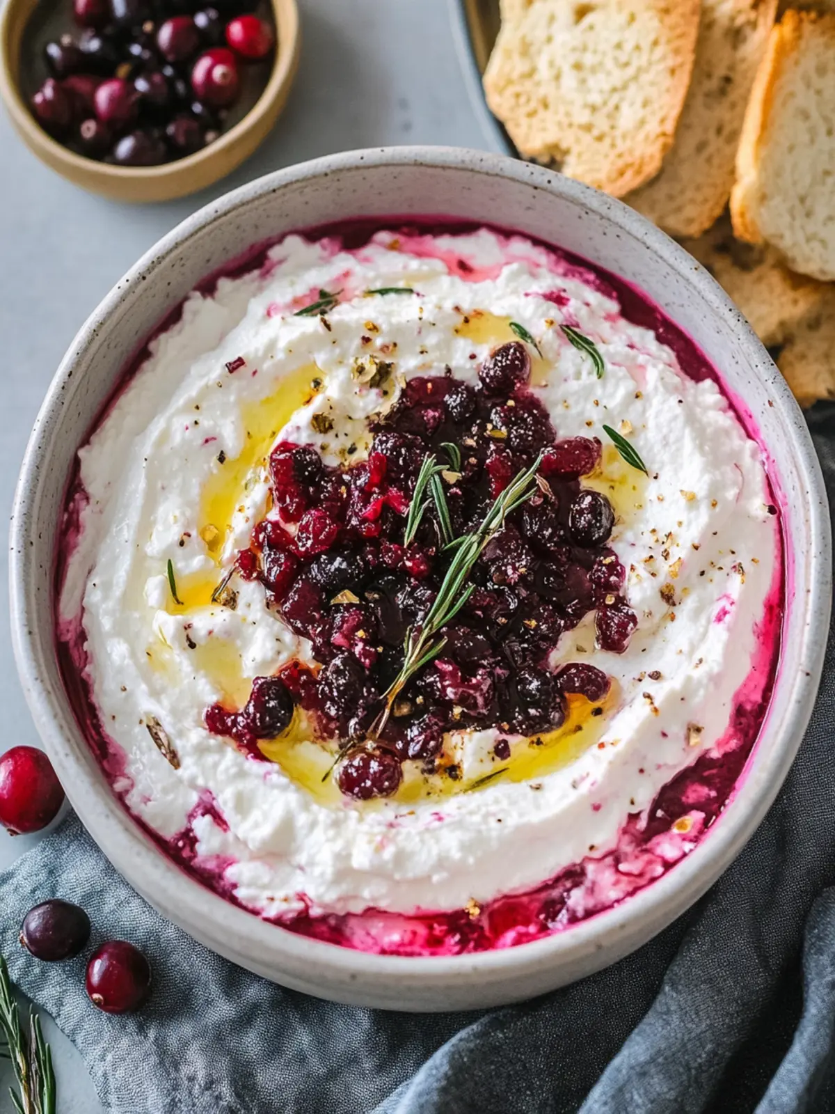 Cranberry Whipped Feta Dip: The Perfect Holiday Appetizer 2 Cranberry Whipped Feta Dip