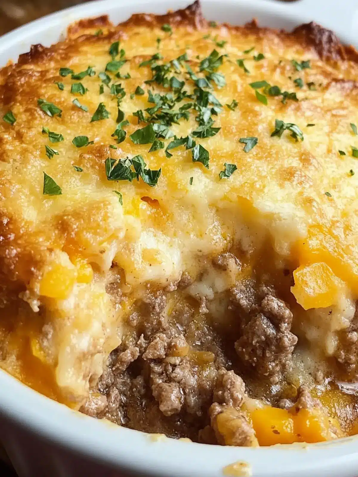 Cheddar Bay Ground Beef Cobbler for Cozy Family Dinners 5 Cheddar Bay Ground Beef Cobbler