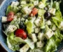 Greek Green Salad with Greek Yogurt Bliss Dressing