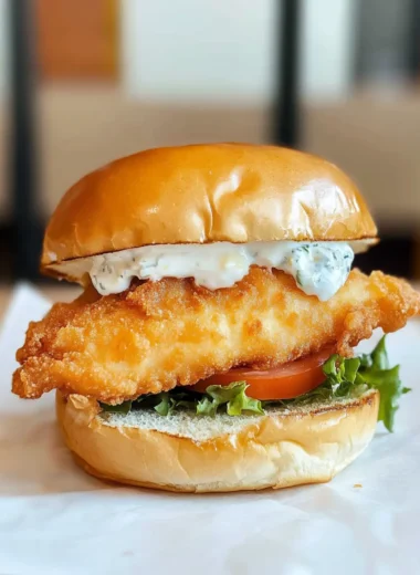 Fried Cod Fish Sandwich