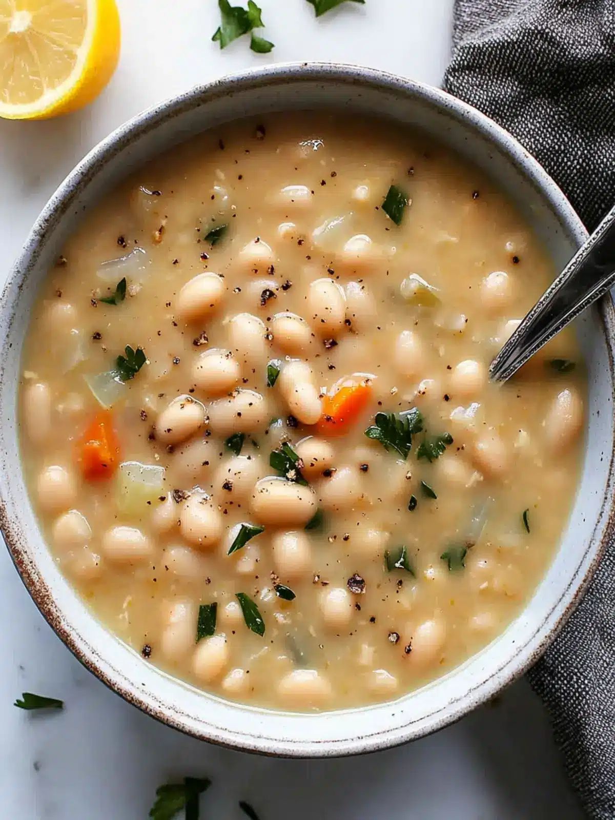 Heartwarming Greek White Bean Soup Recipe for Cozy Nights 5 Greek White Bean Soup