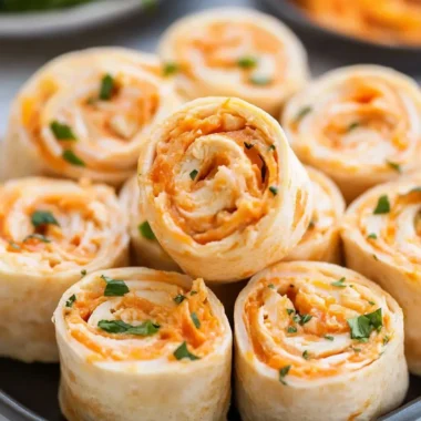 Buffalo Chicken Pinwheels