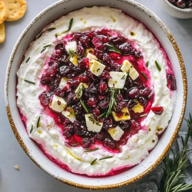 Cranberry Whipped Feta Dip