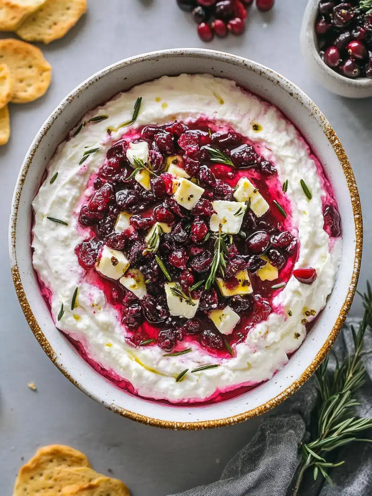 Cranberry Whipped Feta Dip: The Perfect Holiday Appetizer 5 Cranberry Whipped Feta Dip