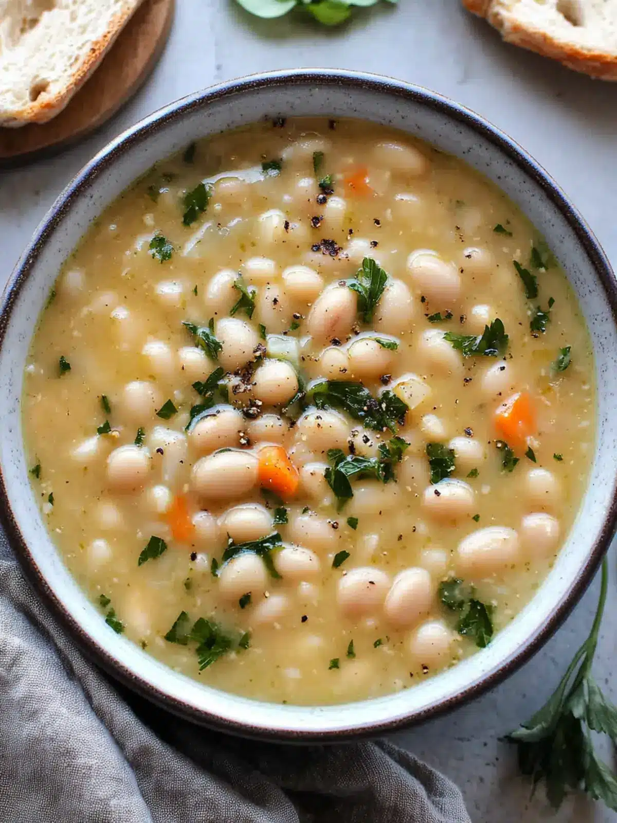 Heartwarming Greek White Bean Soup Recipe for Cozy Nights 2 Greek White Bean Soup