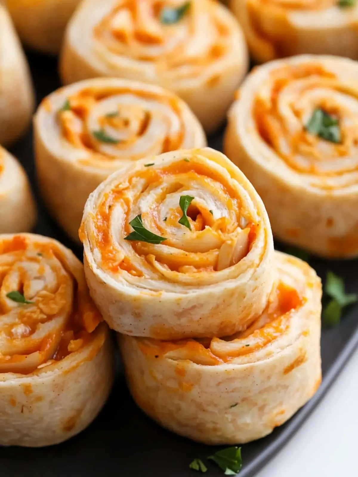Buffalo Chicken Pinwheels