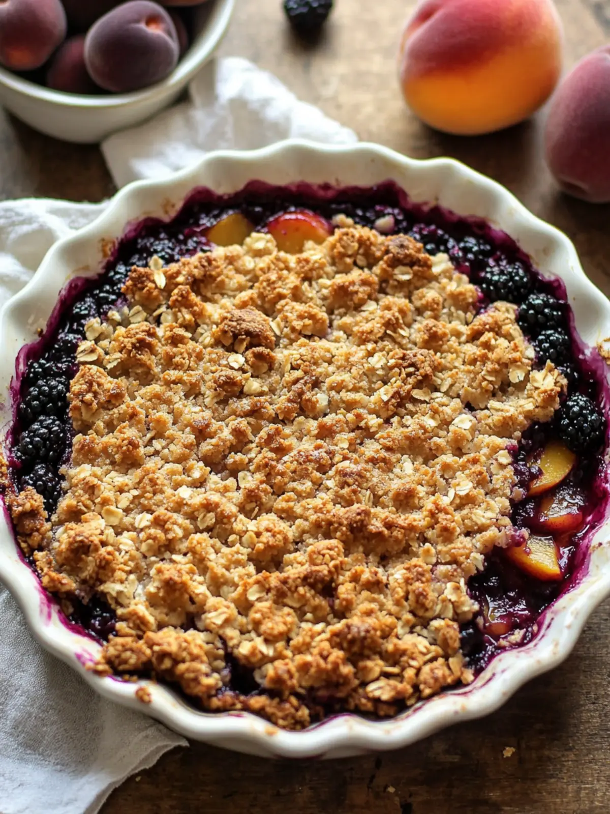 Irresistible Blackberry Peach Crisp That’s Easy to Make 5 Blackberry Peach Crisp