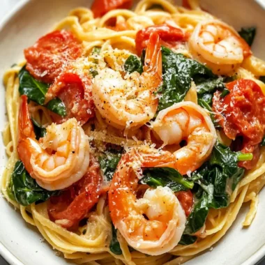 Delicious Tomato Spinach Shrimp Pasta Ready in Just 30 Minutes 9 Tomato Spinach Shrimp Pasta