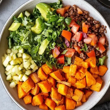 Sweet Potato Burger Bowl for Hearty, Healthy Comfort Meals 10 Sweet Potato Burger Bowl