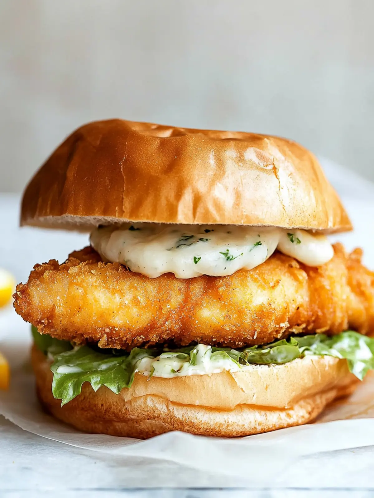 Crispy Fried Cod Fish Sandwich That Beats Takeout Every Time 4 Fried Cod Fish Sandwich