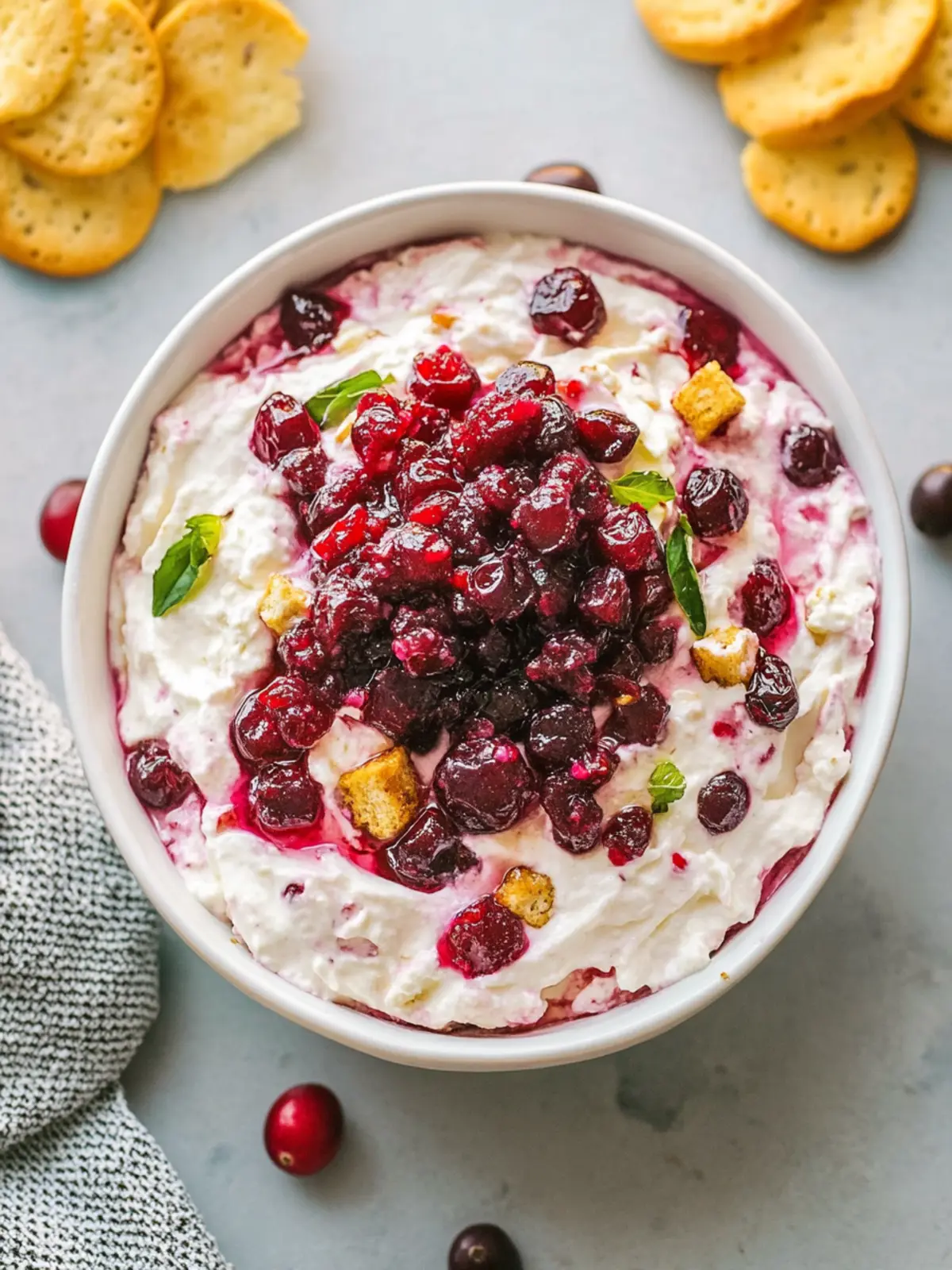 Cranberry Whipped Feta Dip: The Perfect Holiday Appetizer 3 Cranberry Whipped Feta Dip