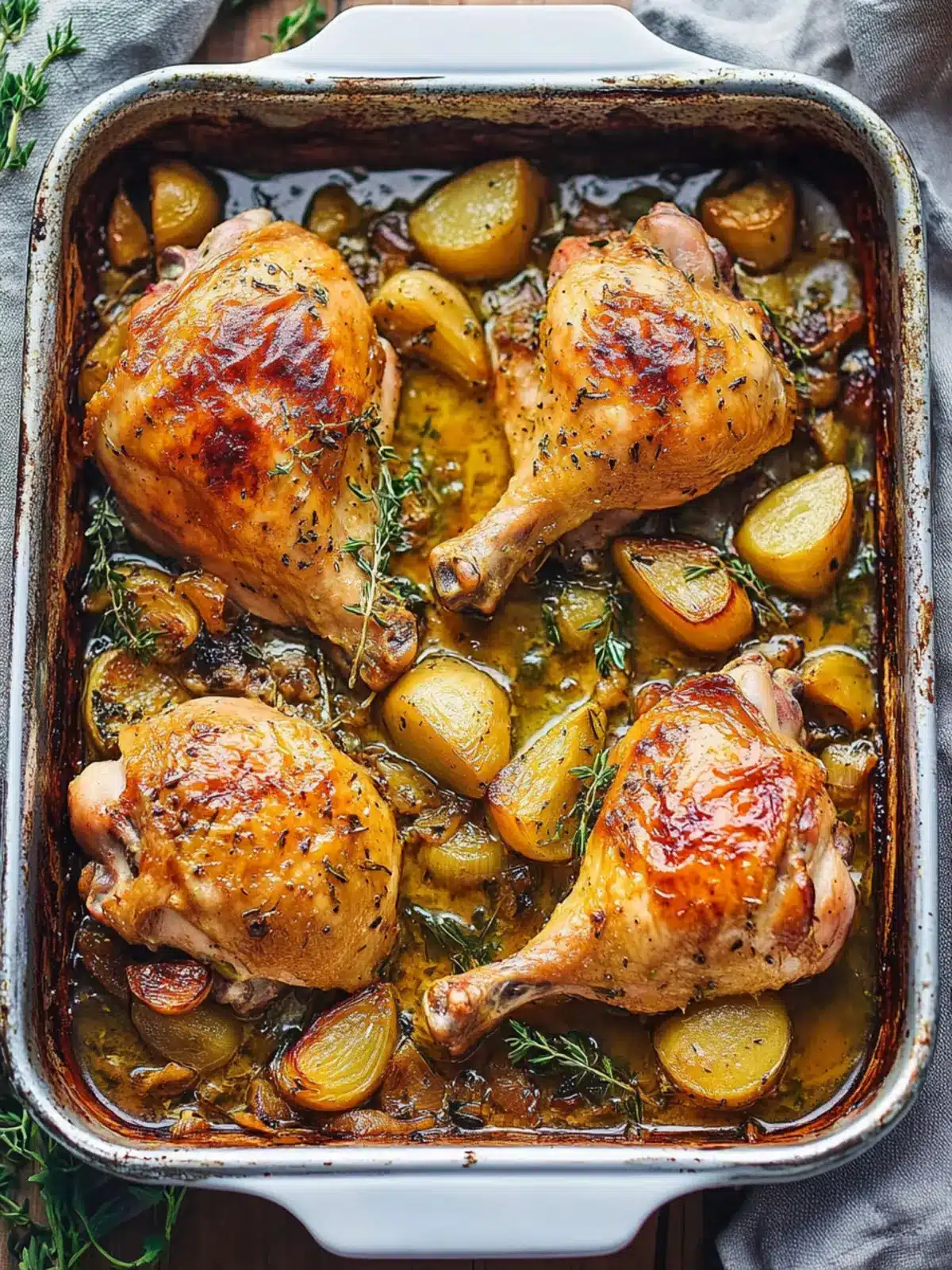 Oven-Roasted French Garlic Chicken for Ultimate Family Dinner 2 Oven-Roasted French Garlic Chicken