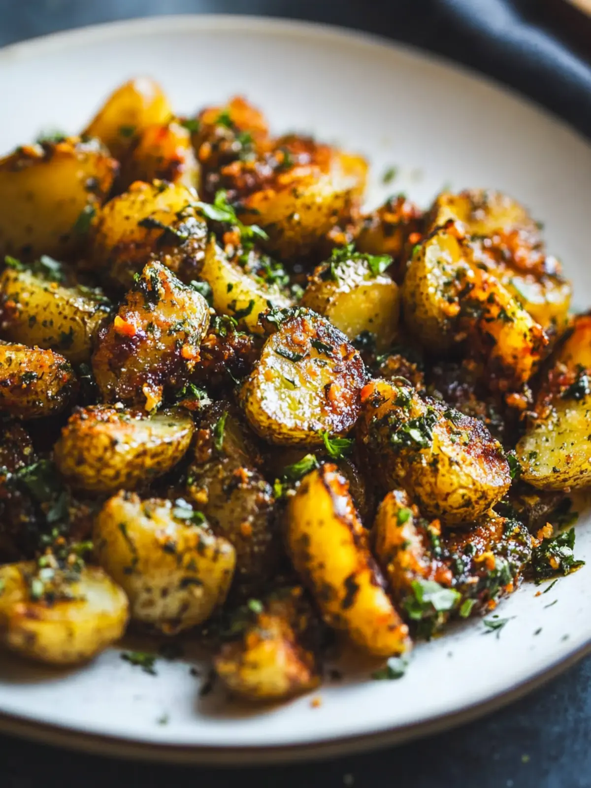 CRISPY CHIMICHURRI POTATOES